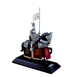 Mini Mounted French Armored Knight of Richard the Lionheart